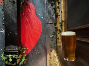 A pint at The Dockers Bar